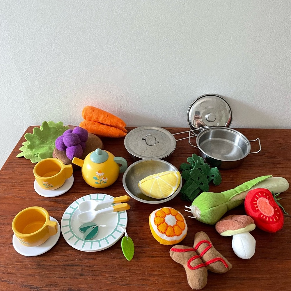 Colorful Play Kitchen Set for Kids